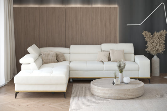 Ecksofa William mit Schlaffunktion & Stauraum Couch