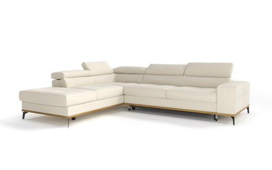 Ecksofa William mit Schlaffunktion & Stauraum Couch