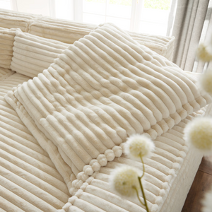 Ecksofa Sirpio - Couch Recamiere variabel - Plüsch