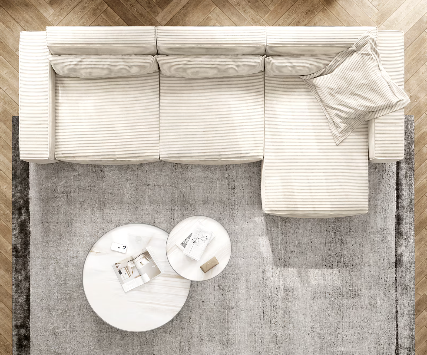 Ecksofa Sirpio - Wohnlandschaft XL