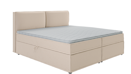 Jake Boxspringbett mit Bettkasten – Größen 90x200 bis 200x200 – Stauraum & Federung