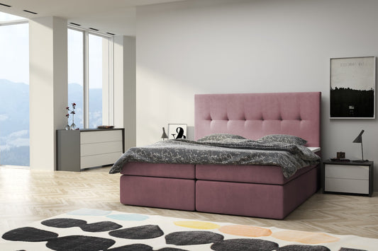 Boxspringbett Nancy mit Stauraum - Bett