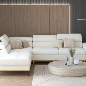 Ecksofa William mit Schlaffunktion & Stauraum Couch