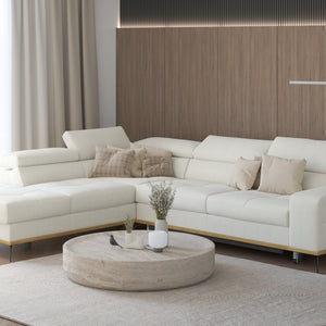 Ecksofa William mit Schlaffunktion & Stauraum Couch