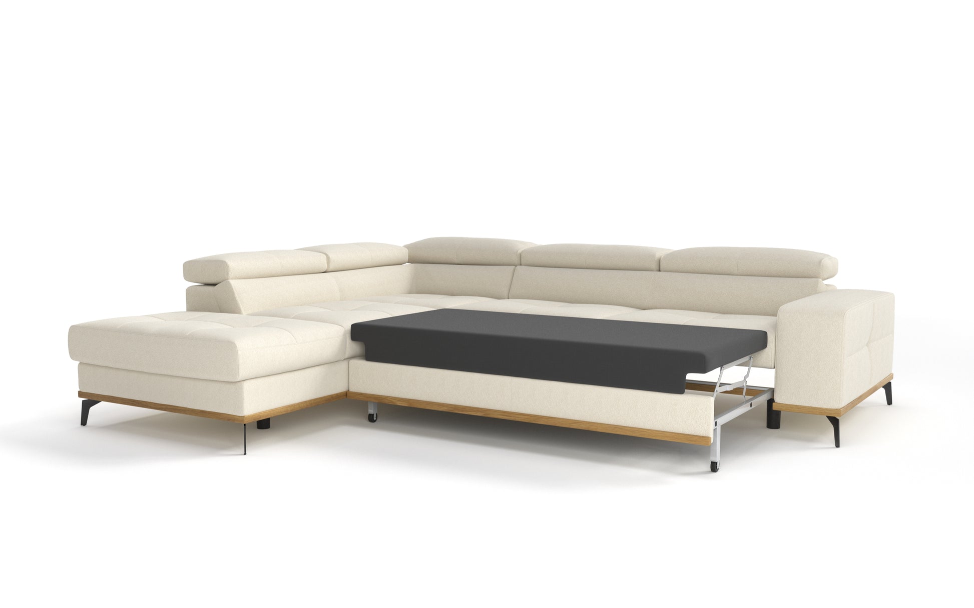 Ecksofa William mit Schlaffunktion & Stauraum Couch