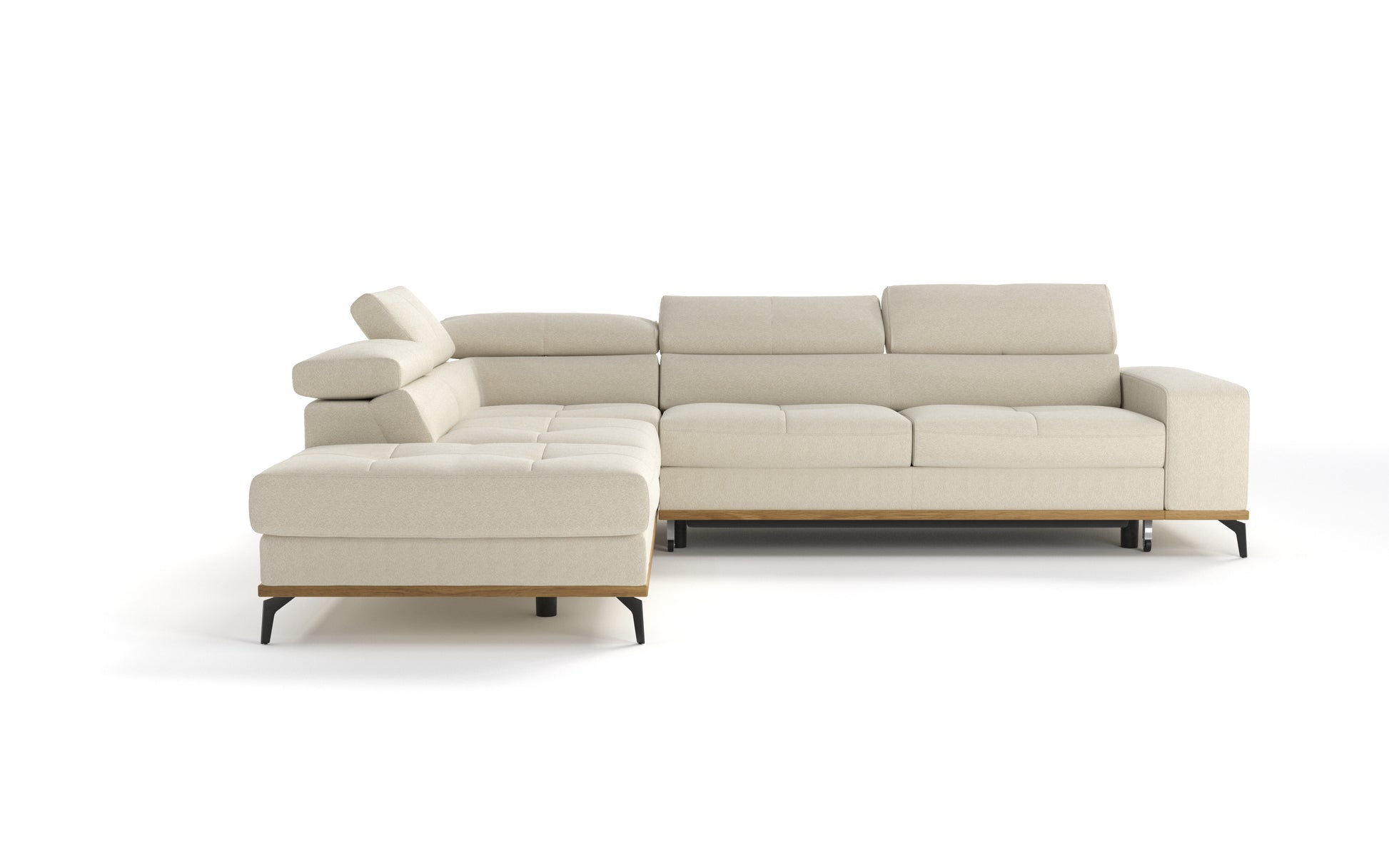 Ecksofa William mit Schlaffunktion & Stauraum Couch