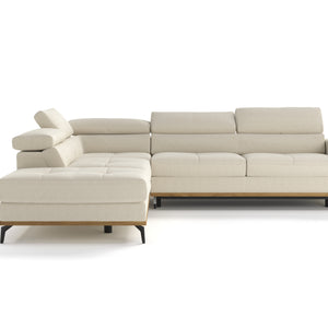 Ecksofa William mit Schlaffunktion & Stauraum Couch