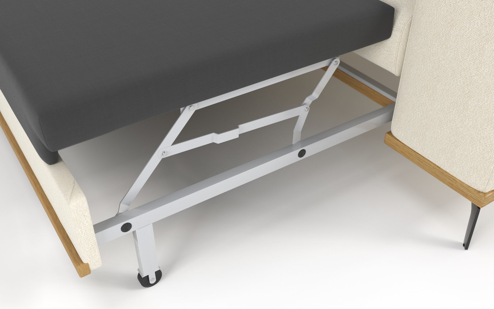 Ecksofa William mit Schlaffunktion & Stauraum Couch