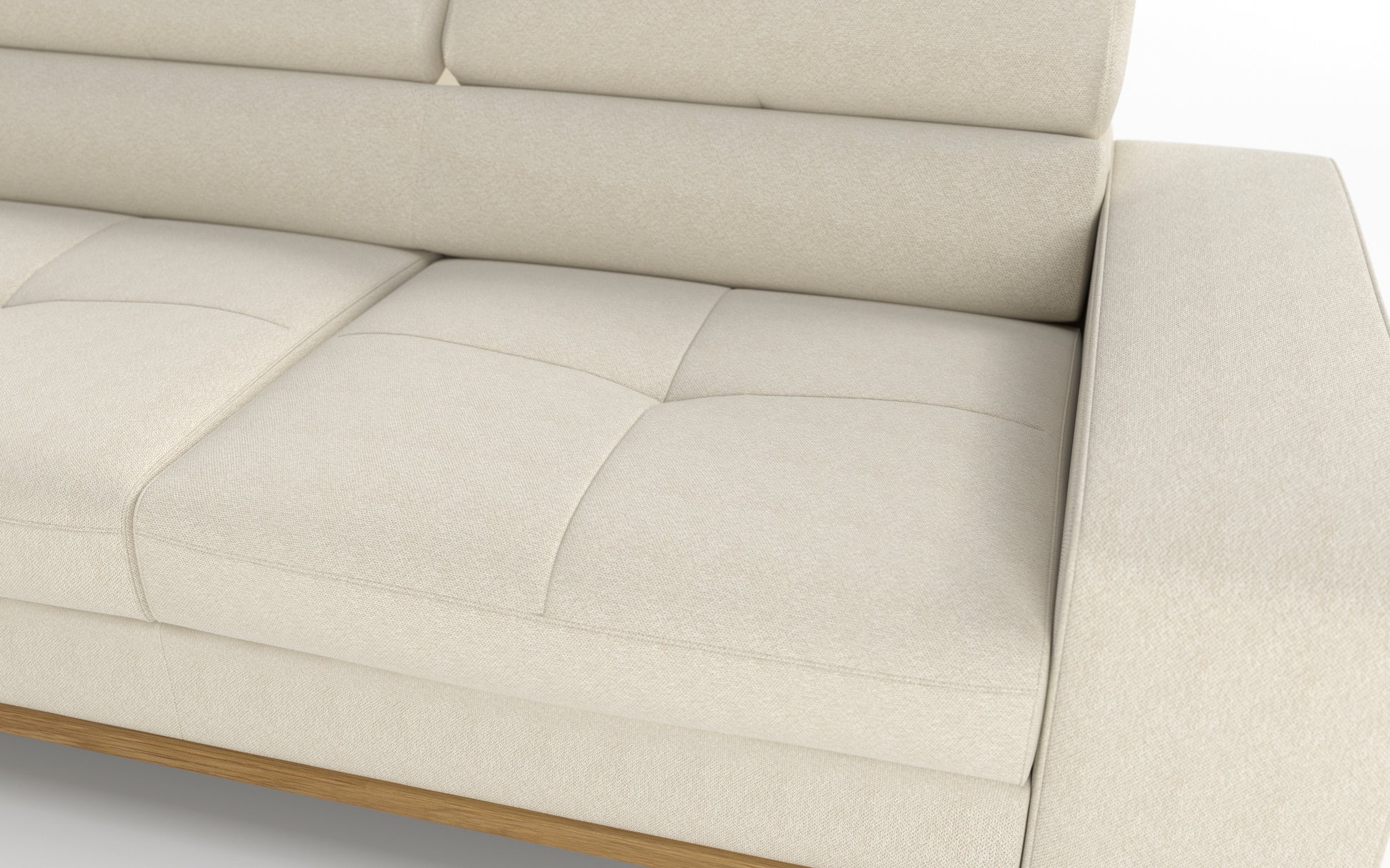 Ecksofa William mit Schlaffunktion & Stauraum Couch